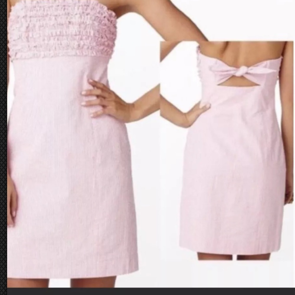 LILLY PULITZER Franco Striped Strapless Seersucker